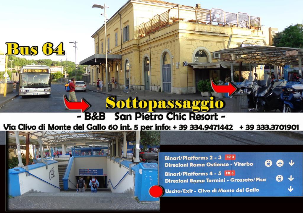 San Pietro Shabby Chic Apartment Rome Bagian luar foto
